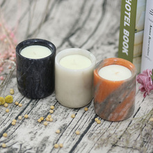 Hot selling scented cement candle with gift box