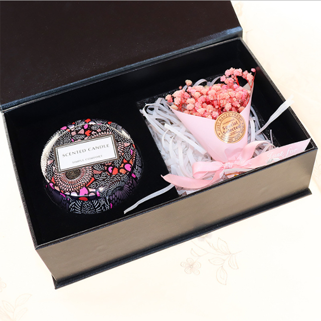 luxury  natural travel scented candle tin wholesale container  tin candle can box